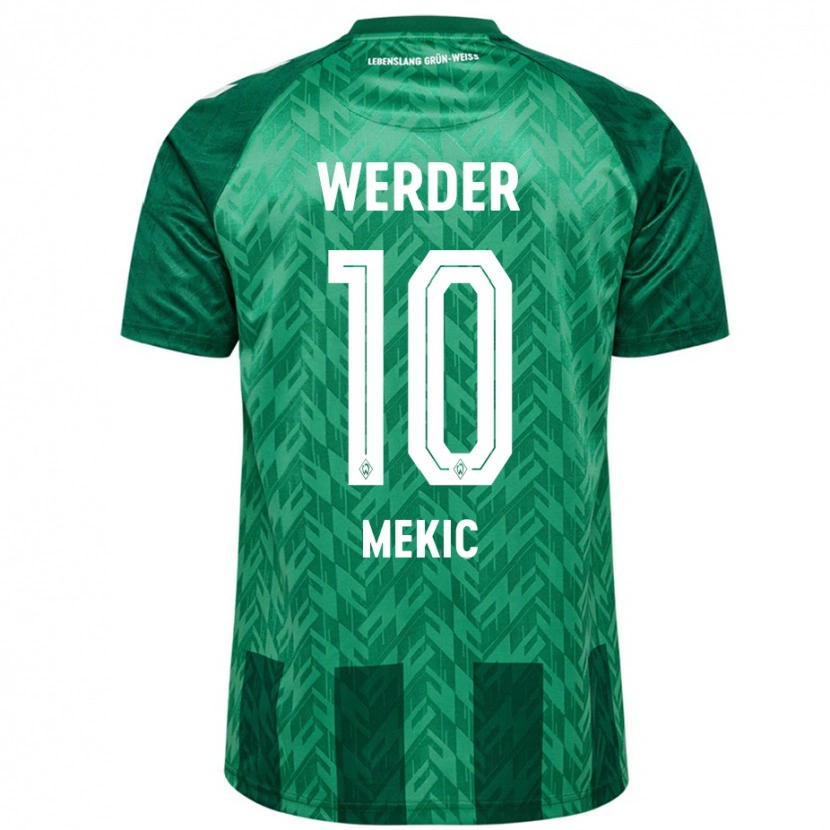 Danxen Kvinnor Elmin Mekic #10 Grön Hemmatröja Matchtröjor 2024/25 Tröjor T-Tröja