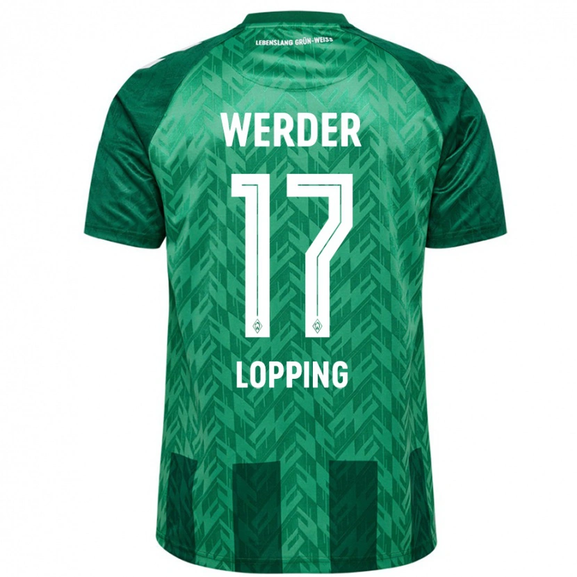 Danxen Kvinnor Jakob Löpping #17 Grön Hemmatröja Matchtröjor 2024/25 Tröjor T-Tröja
