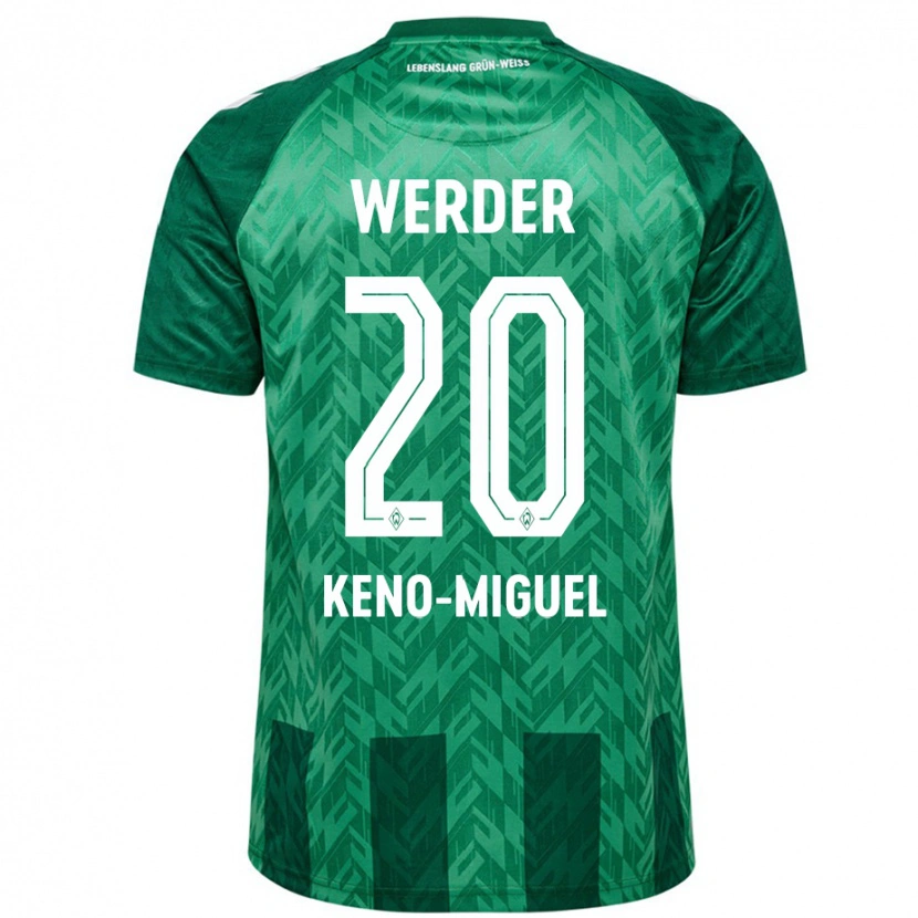 Danxen Kvinnor Keno-Miguel Meyer #20 Grön Hemmatröja Matchtröjor 2024/25 Tröjor T-Tröja