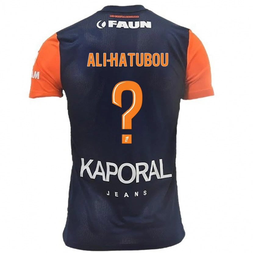 Danxen Kvinnor Fayad Ali-Hatubou #0 Marinblå Orange Hemmatröja Matchtröjor 2024/25 Tröjor T-Tröja