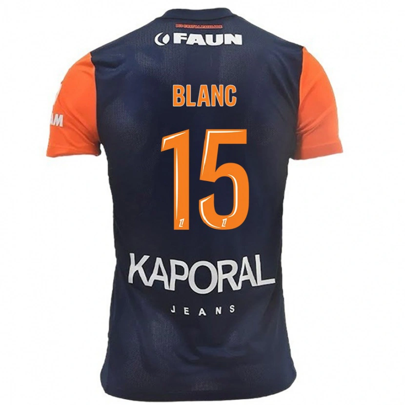 Danxen Kvinnor Cyrielle Blanc #15 Marinblå Orange Hemmatröja Matchtröjor 2024/25 Tröjor T-Tröja