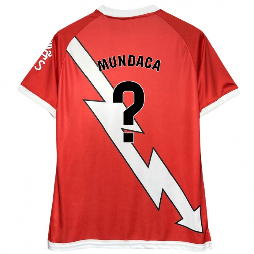 Danxen Kvinnor Rodrigo Mundaca #0 Vit Röd Hemmatröja Matchtröjor 2024/25 Tröjor T-Tröja
