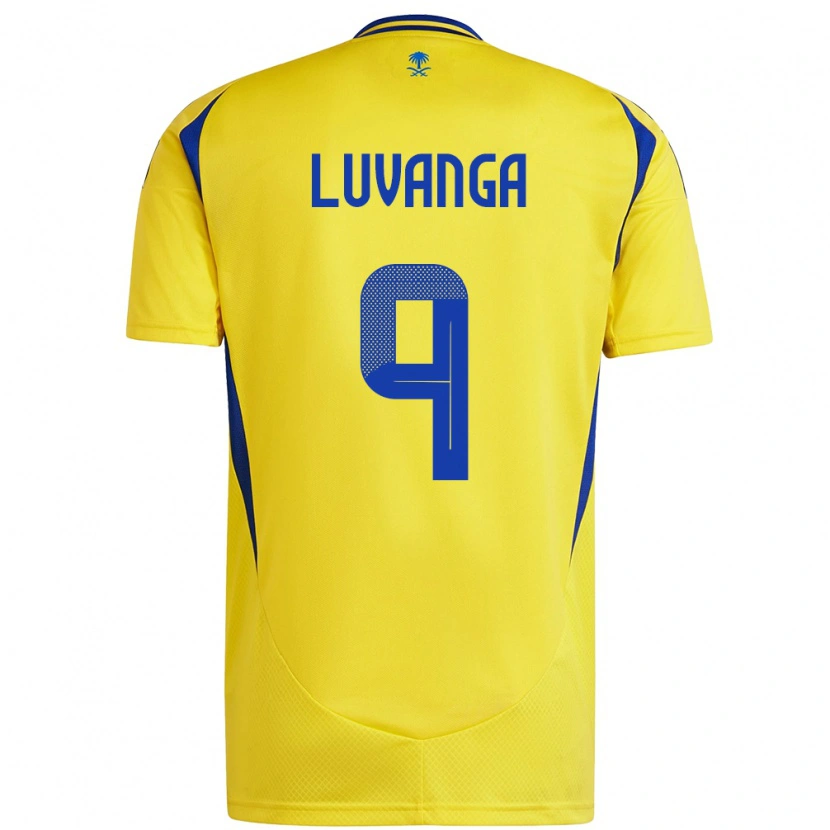 Danxen Kvinnor Clara Luvanga #9 Gul Blå Hemmatröja Matchtröjor 2024/25 Tröjor T-Tröja