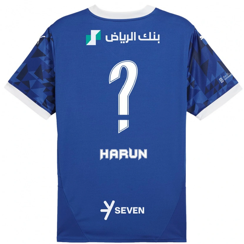 Danxen Kvinnor Saud Harun #0 Mörkblå Vit Hemmatröja Matchtröjor 2024/25 Tröjor T-Tröja
