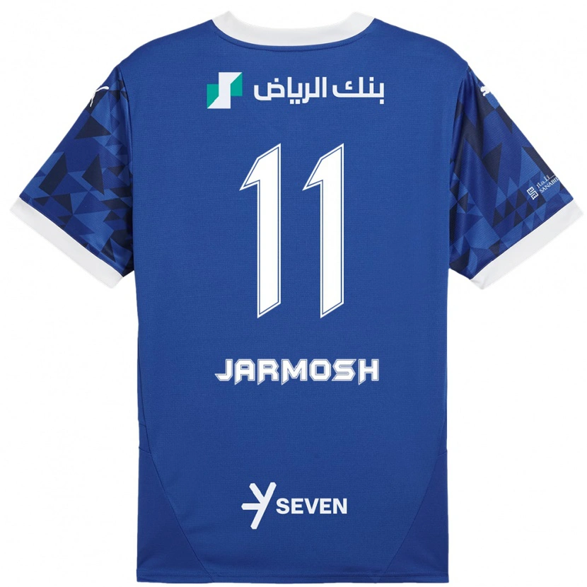 Danxen Kvinnor Abdulaziz Jarmosh #11 Mörkblå Vit Hemmatröja Matchtröjor 2024/25 Tröjor T-Tröja