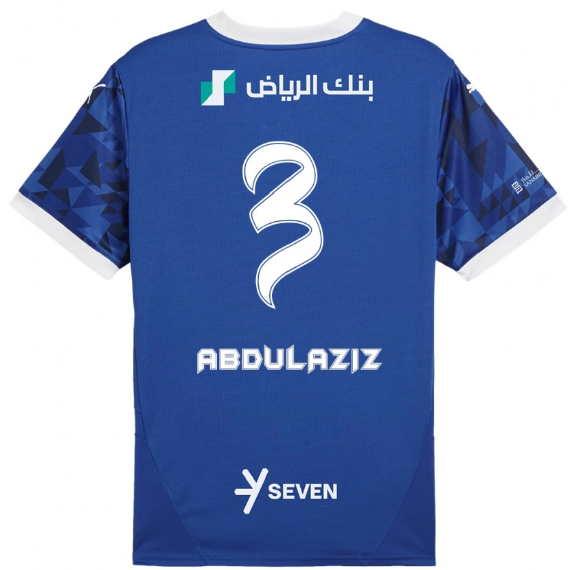 Danxen Kvinnor Al Jawhara Abdulaziz #3 Mörkblå Vit Hemmatröja Matchtröjor 2024/25 Tröjor T-Tröja