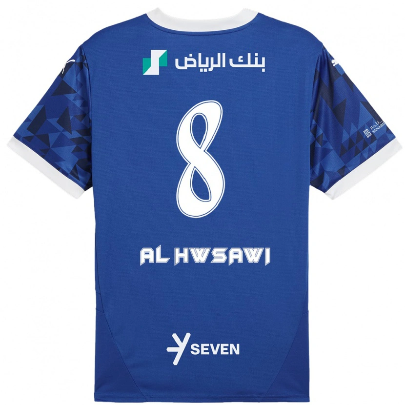 Danxen Kvinnor Al Bandari Al-Hwsawi #8 Mörkblå Vit Hemmatröja Matchtröjor 2024/25 Tröjor T-Tröja