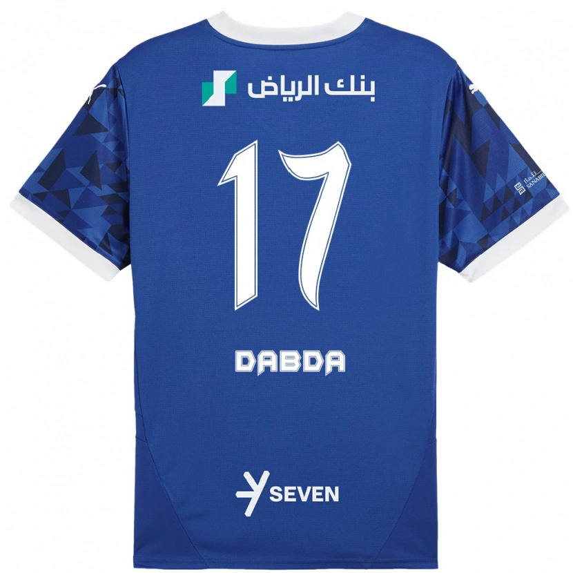 Danxen Kvinnor Claudia Dabda #17 Mörkblå Vit Hemmatröja Matchtröjor 2024/25 Tröjor T-Tröja
