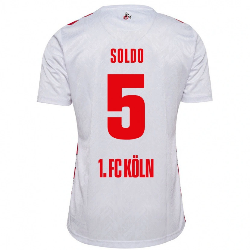 Danxen Kvinnor Nikola Soldo #5 Vit Röd Hemmatröja Matchtröjor 2024/25 Tröjor T-Tröja