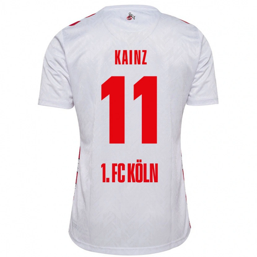 Danxen Kvinnor Florian Kainz #11 Vit Röd Hemmatröja Matchtröjor 2024/25 Tröjor T-Tröja
