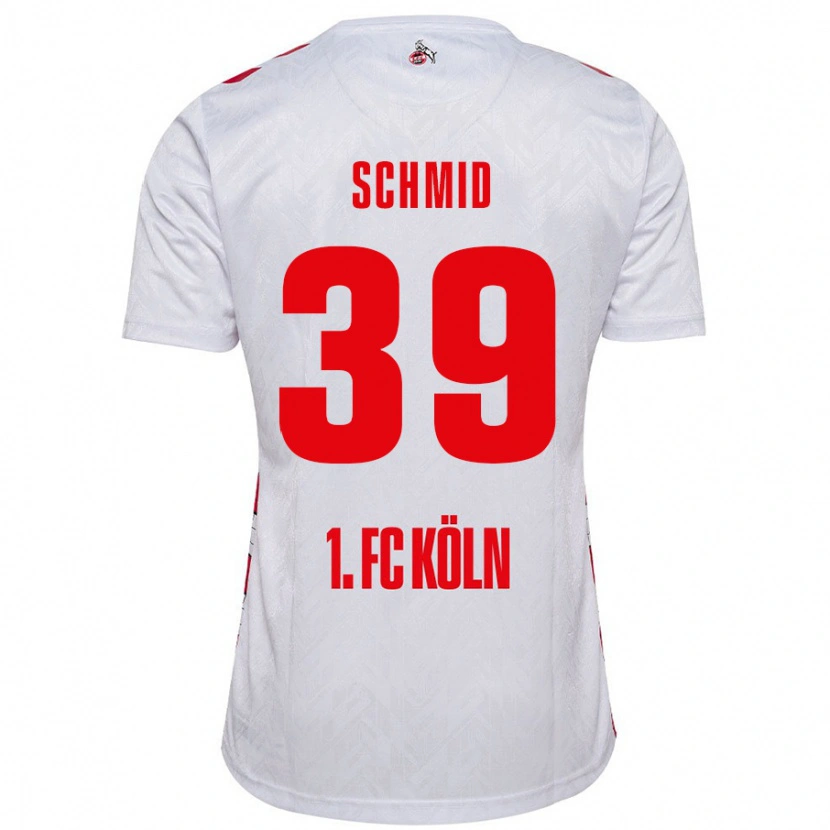 Danxen Kvinnor Maximilian Schmid #39 Vit Röd Hemmatröja Matchtröjor 2024/25 Tröjor T-Tröja