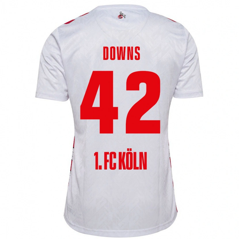 Danxen Kvinnor Damion Downs #42 Vit Röd Hemmatröja Matchtröjor 2024/25 Tröjor T-Tröja