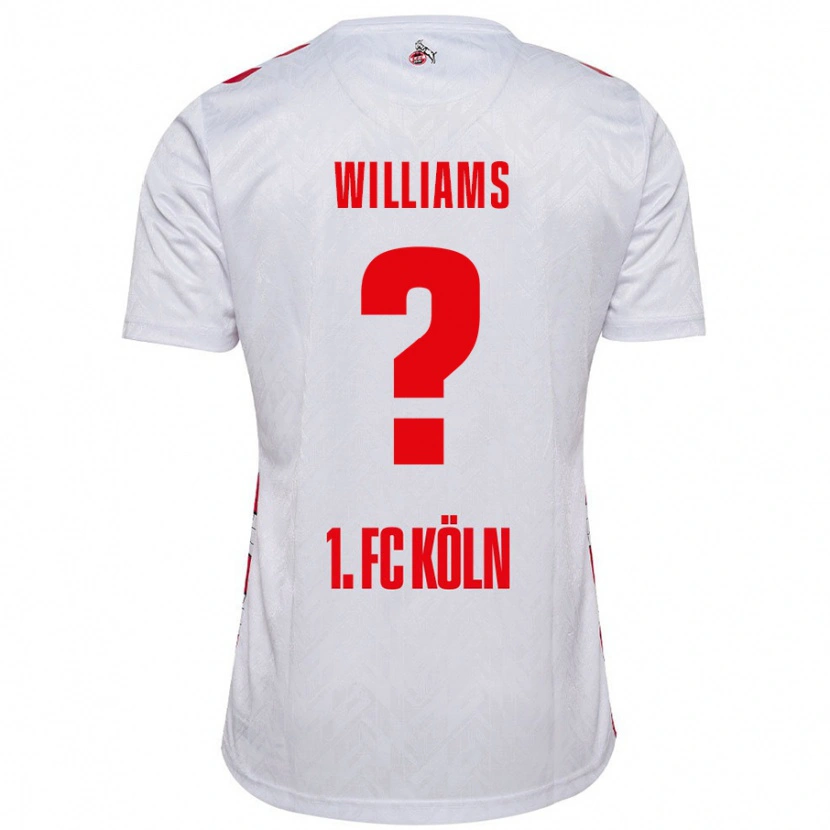 Danxen Kvinnor Daniel Williams #0 Vit Röd Hemmatröja Matchtröjor 2024/25 Tröjor T-Tröja