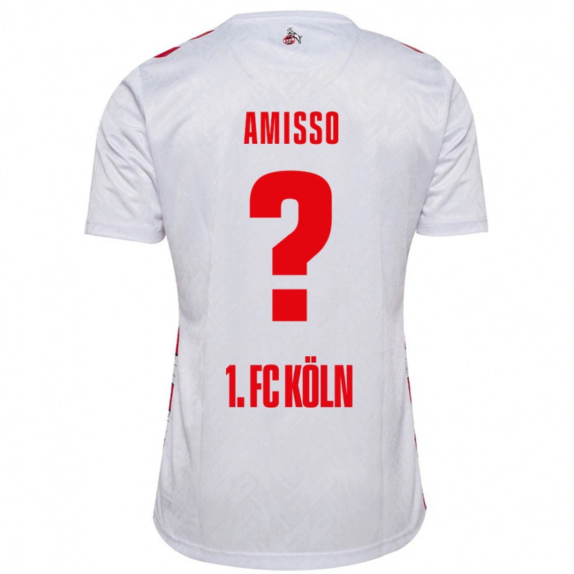 Danxen Kvinnor Gabriel Amisso #0 Vit Röd Hemmatröja Matchtröjor 2024/25 Tröjor T-Tröja