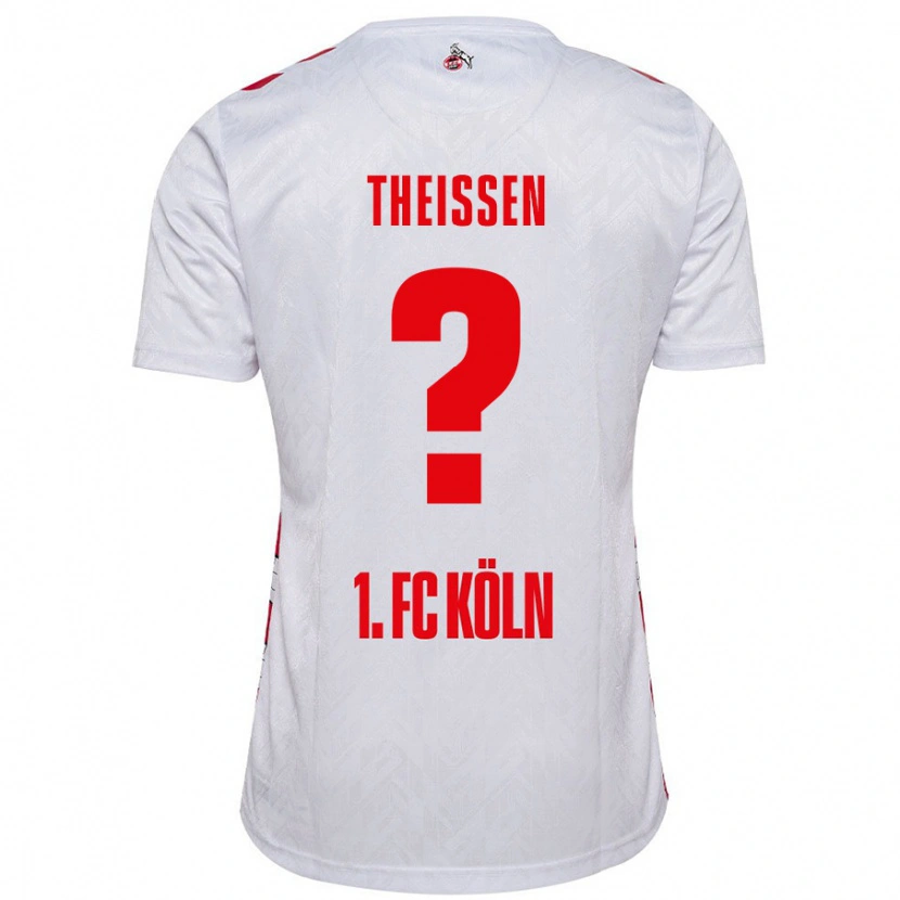 Danxen Kvinnor Jarun Theißen #0 Vit Röd Hemmatröja Matchtröjor 2024/25 Tröjor T-Tröja
