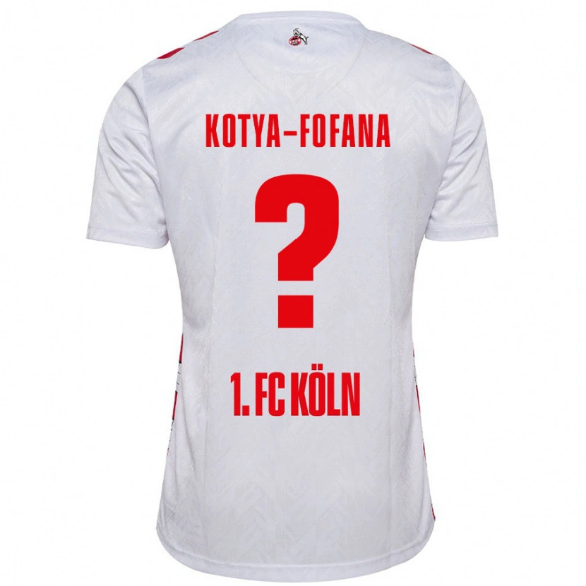 Danxen Kvinnor Assad Kotya-Fofana #0 Vit Röd Hemmatröja Matchtröjor 2024/25 Tröjor T-Tröja