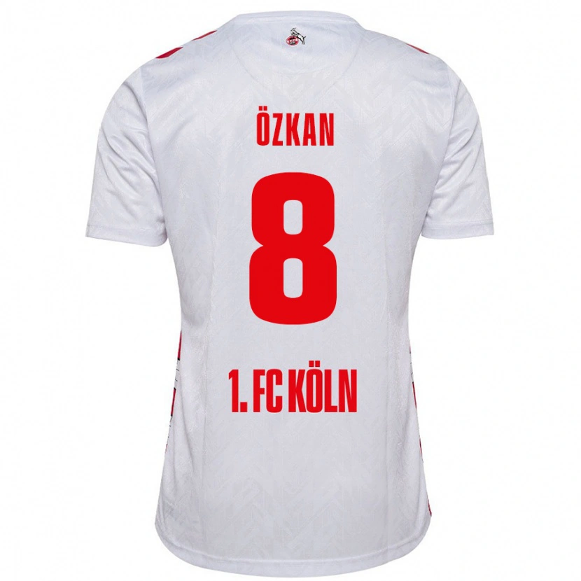 Danxen Kvinnor Mikail Özkan #8 Vit Röd Hemmatröja Matchtröjor 2024/25 Tröjor T-Tröja