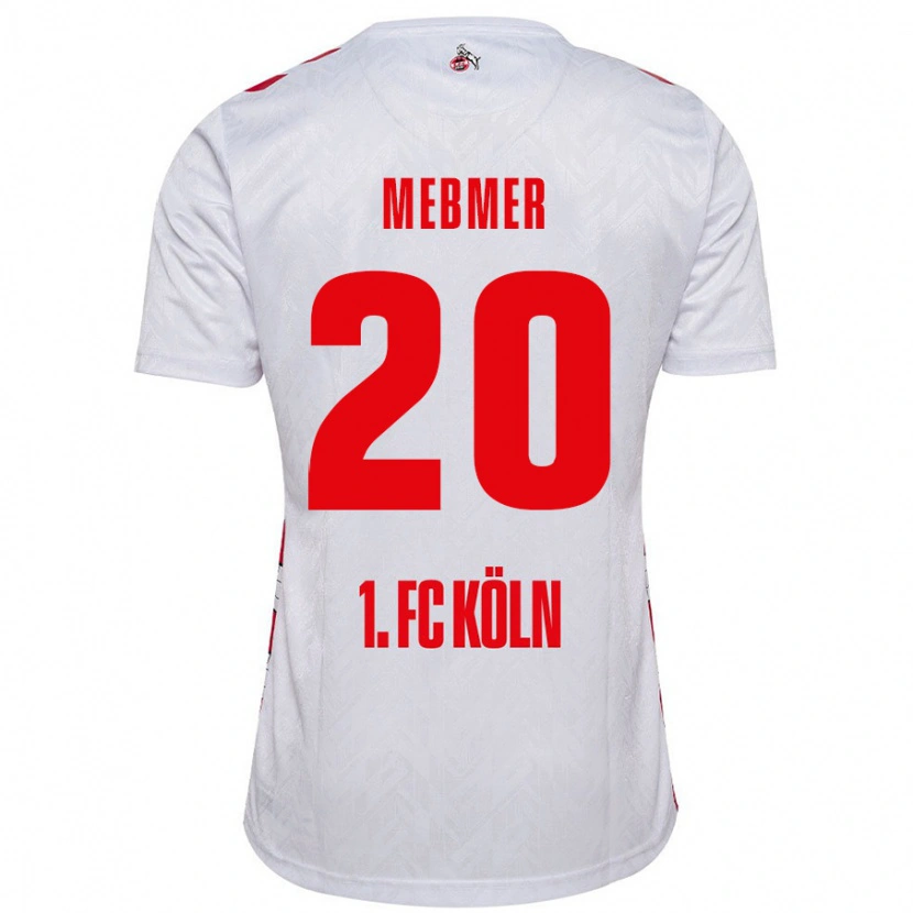Danxen Kvinnor Meike Meßmer #20 Vit Röd Hemmatröja Matchtröjor 2024/25 Tröjor T-Tröja