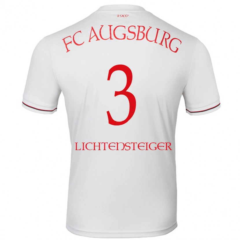 Danxen Kvinnor David Lichtensteiger #3 Vit Hemmatröja Matchtröjor 2024/25 Tröjor T-Tröja