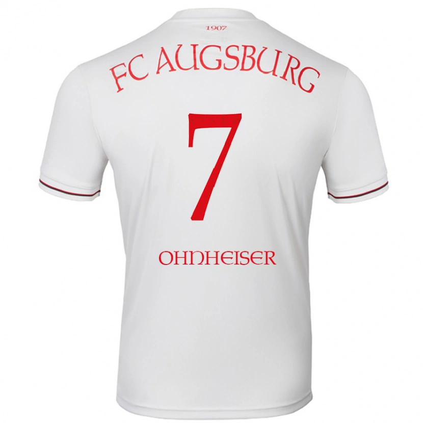 Danxen Kvinnor Nico Ohnheiser #7 Vit Hemmatröja Matchtröjor 2024/25 Tröjor T-Tröja
