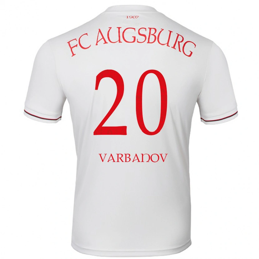 Danxen Kvinnor Svetoslav Varbanov #20 Vit Hemmatröja Matchtröjor 2024/25 Tröjor T-Tröja