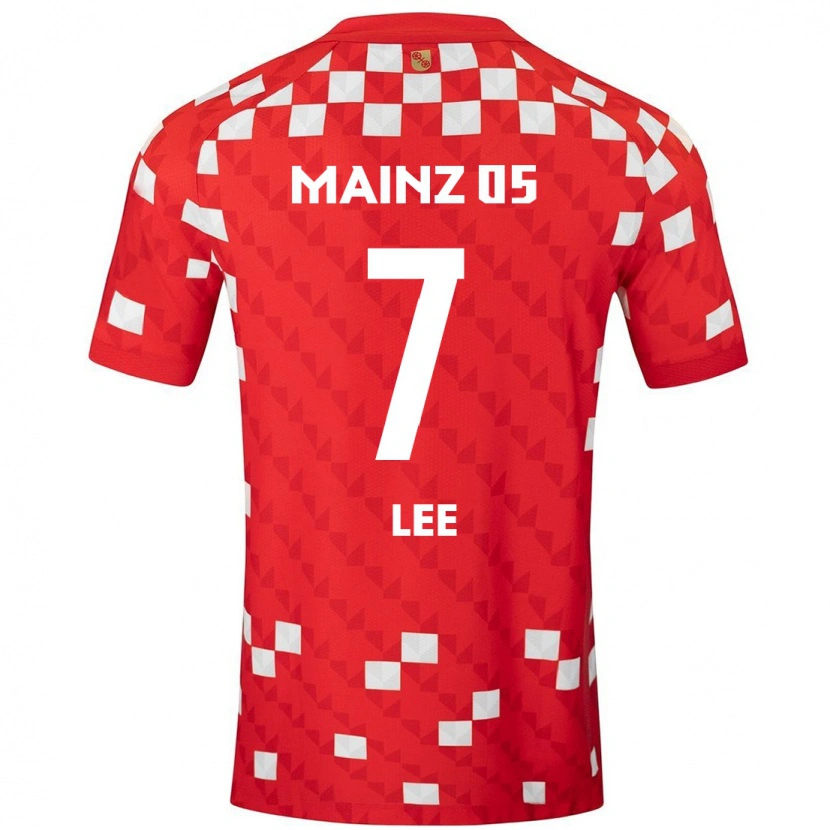 Danxen Kvinnor Jae-Sung Lee #7 Vit Röd Hemmatröja Matchtröjor 2024/25 Tröjor T-Tröja