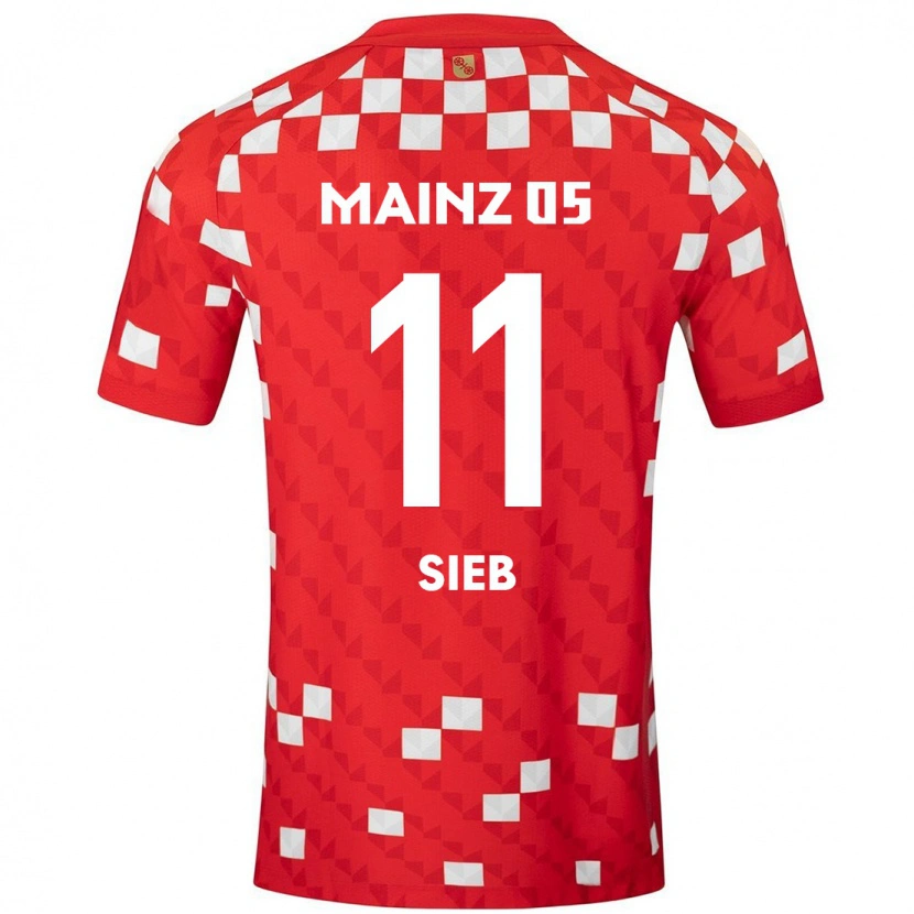 Danxen Kvinnor Armindo Sieb #11 Vit Röd Hemmatröja Matchtröjor 2024/25 Tröjor T-Tröja