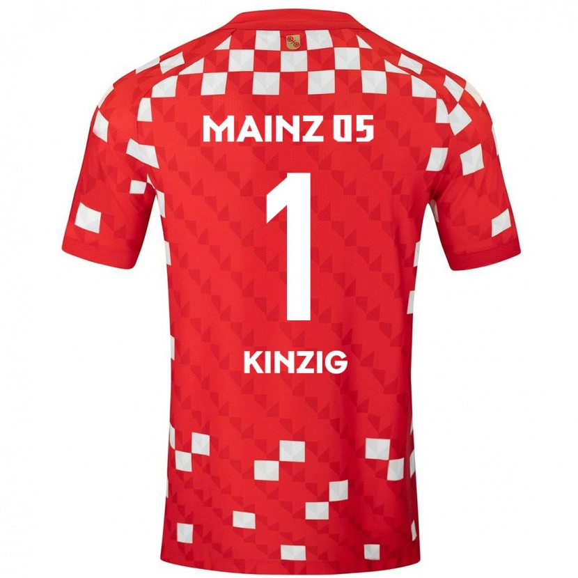 Danxen Kvinnor Maximilian Kinzig #1 Vit Röd Hemmatröja Matchtröjor 2024/25 Tröjor T-Tröja