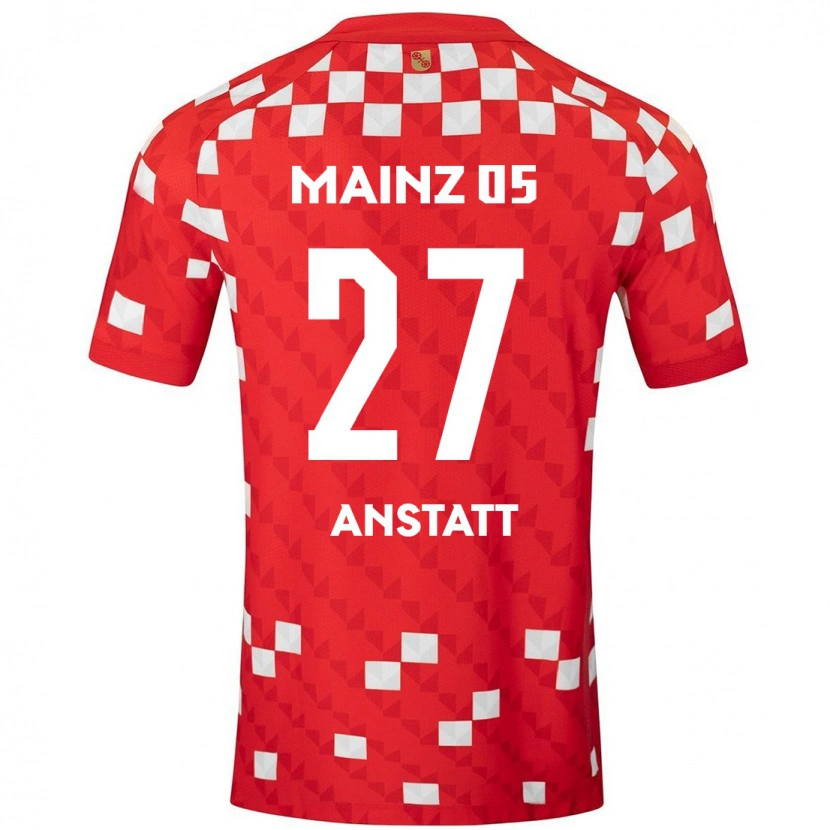 Danxen Kvinnor Nadine Anstatt #27 Vit Röd Hemmatröja Matchtröjor 2024/25 Tröjor T-Tröja