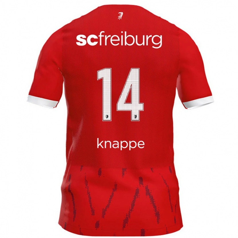 Danxen Kvinnor Davino Knappe #14 Röd Hemmatröja Matchtröjor 2024/25 Tröjor T-Tröja
