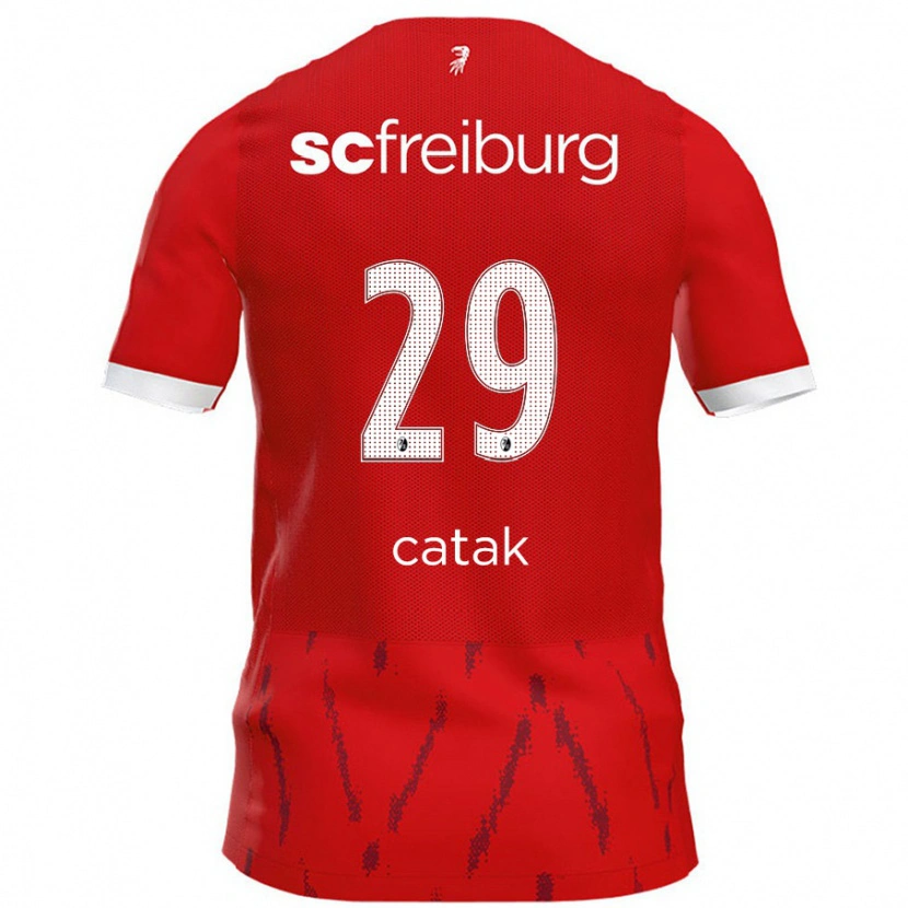 Danxen Kvinnor Leon Catak #29 Röd Hemmatröja Matchtröjor 2024/25 Tröjor T-Tröja
