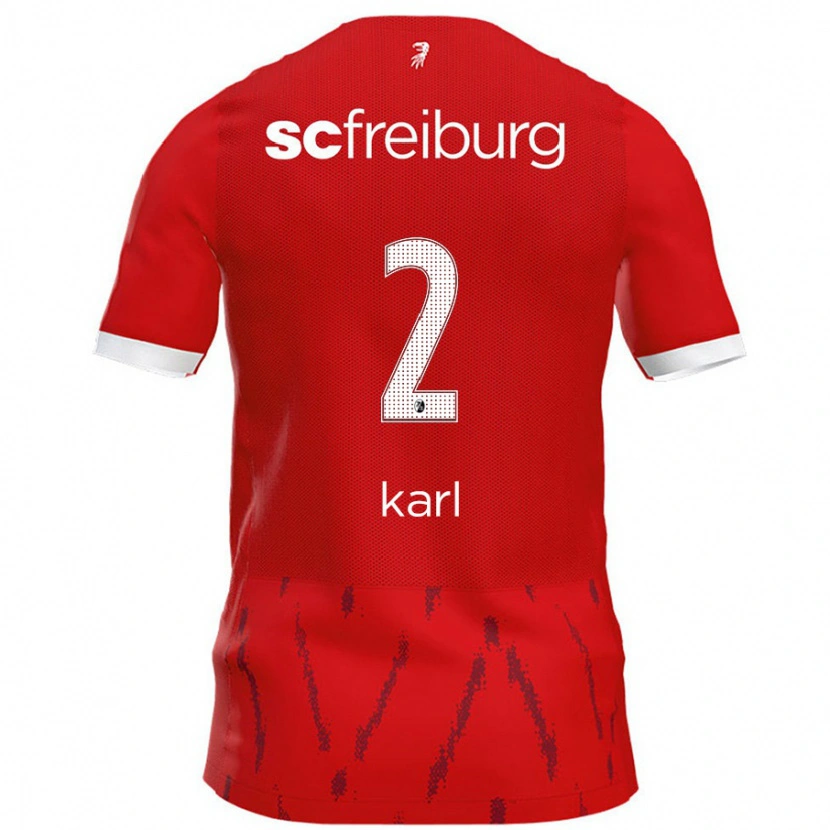 Danxen Kvinnor Lisa Karl #2 Röd Hemmatröja Matchtröjor 2024/25 Tröjor T-Tröja