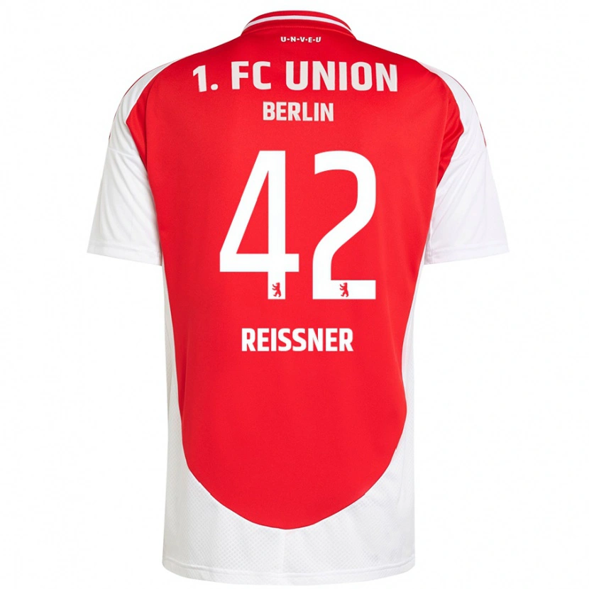 Danxen Kvinnor Naika Reissner #42 Röd Vit Hemmatröja Matchtröjor 2024/25 Tröjor T-Tröja