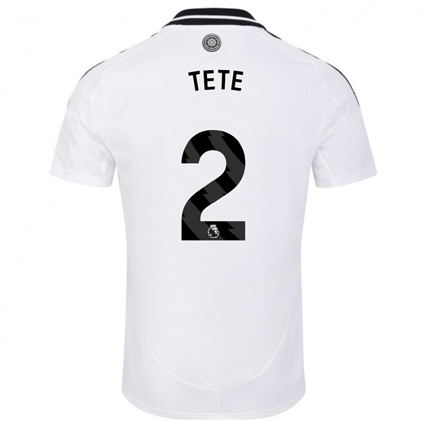 Danxen Kvinnor Kenny Tete #2 Vit Hemmatröja Matchtröjor 2024/25 Tröjor T-Tröja