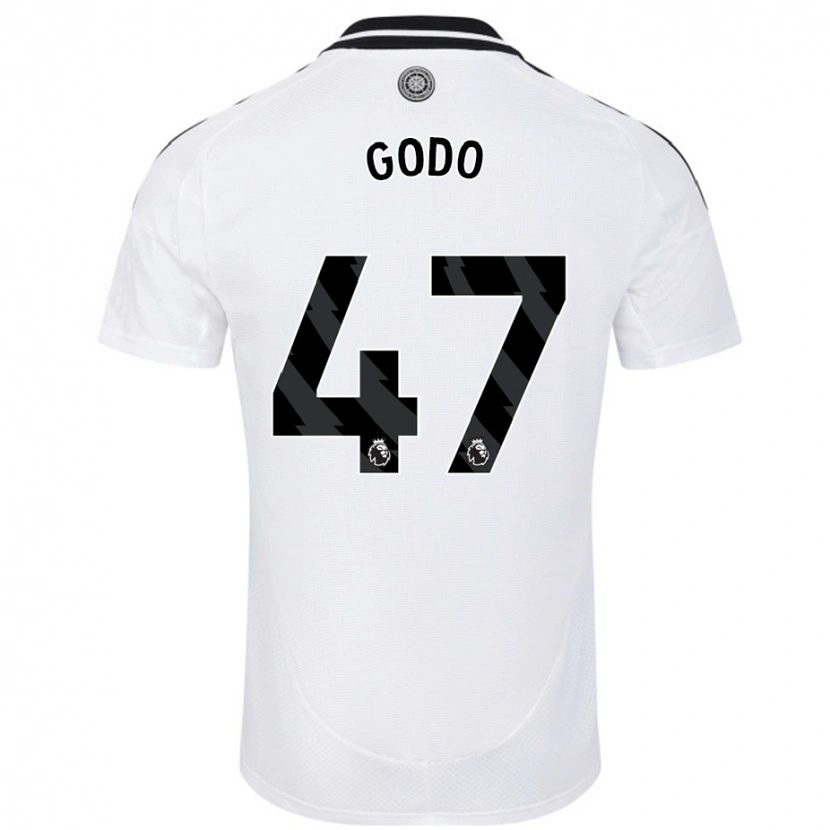 Danxen Kvinnor Martial Godo #47 Vit Hemmatröja Matchtröjor 2024/25 Tröjor T-Tröja