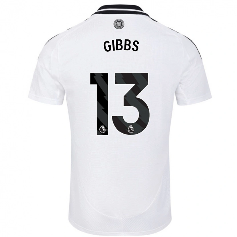 Danxen Kvinnor Frankie Gibbs #13 Vit Hemmatröja Matchtröjor 2024/25 Tröjor T-Tröja