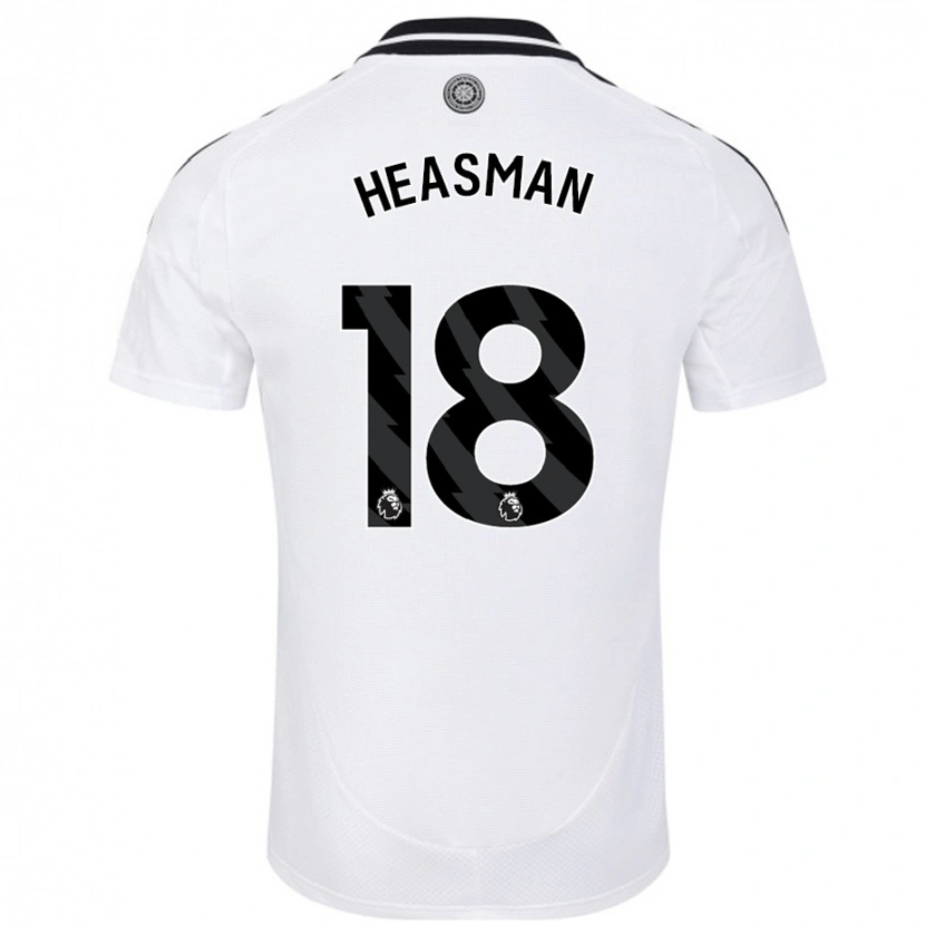 Danxen Kvinnor Georgia Heasman #18 Vit Hemmatröja Matchtröjor 2024/25 Tröjor T-Tröja