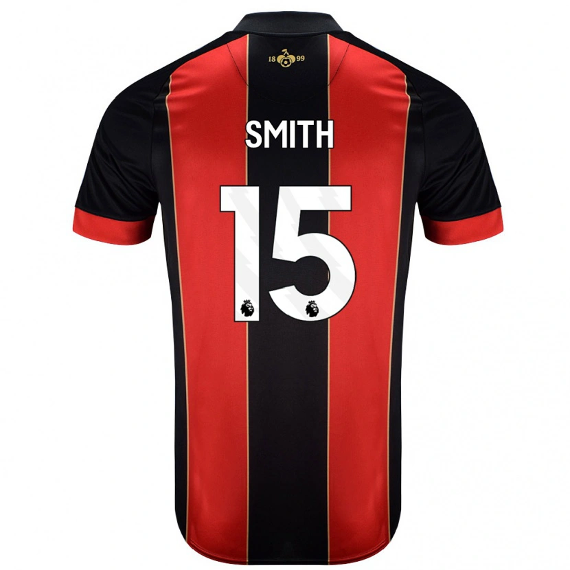 Danxen Kvinnor Adam Smith #15 Röd Svart Hemmatröja Matchtröjor 2024/25 Tröjor T-Tröja