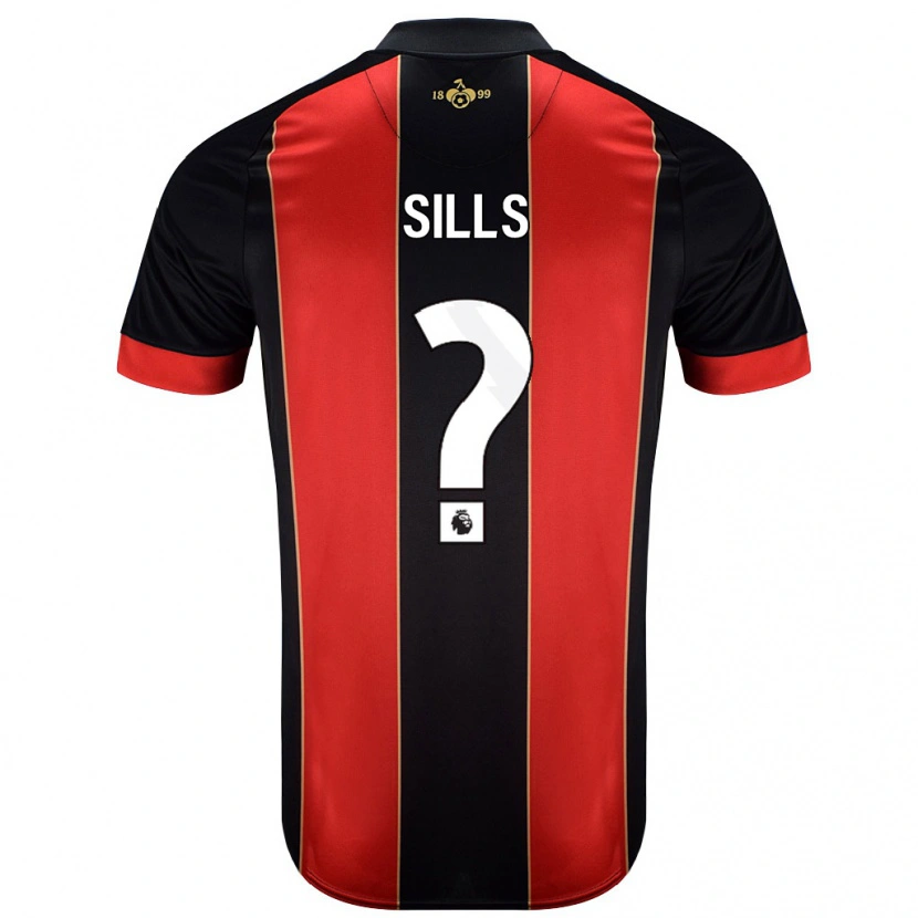 Danxen Kvinnor Ethan Sills #0 Röd Svart Hemmatröja Matchtröjor 2024/25 Tröjor T-Tröja