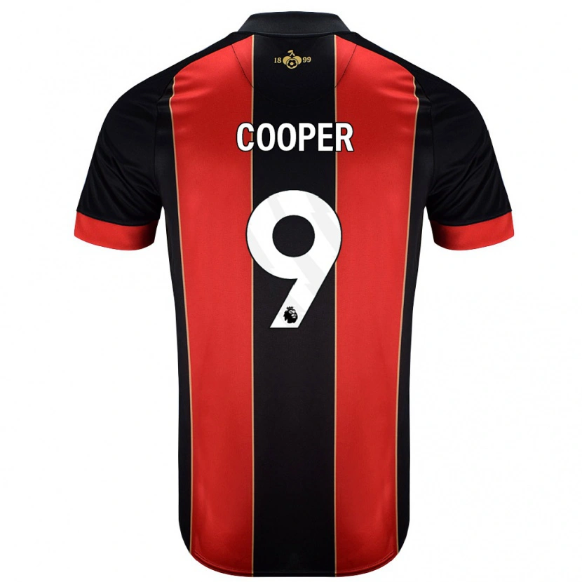 Danxen Kvinnor Lucy Cooper #9 Röd Svart Hemmatröja Matchtröjor 2024/25 Tröjor T-Tröja