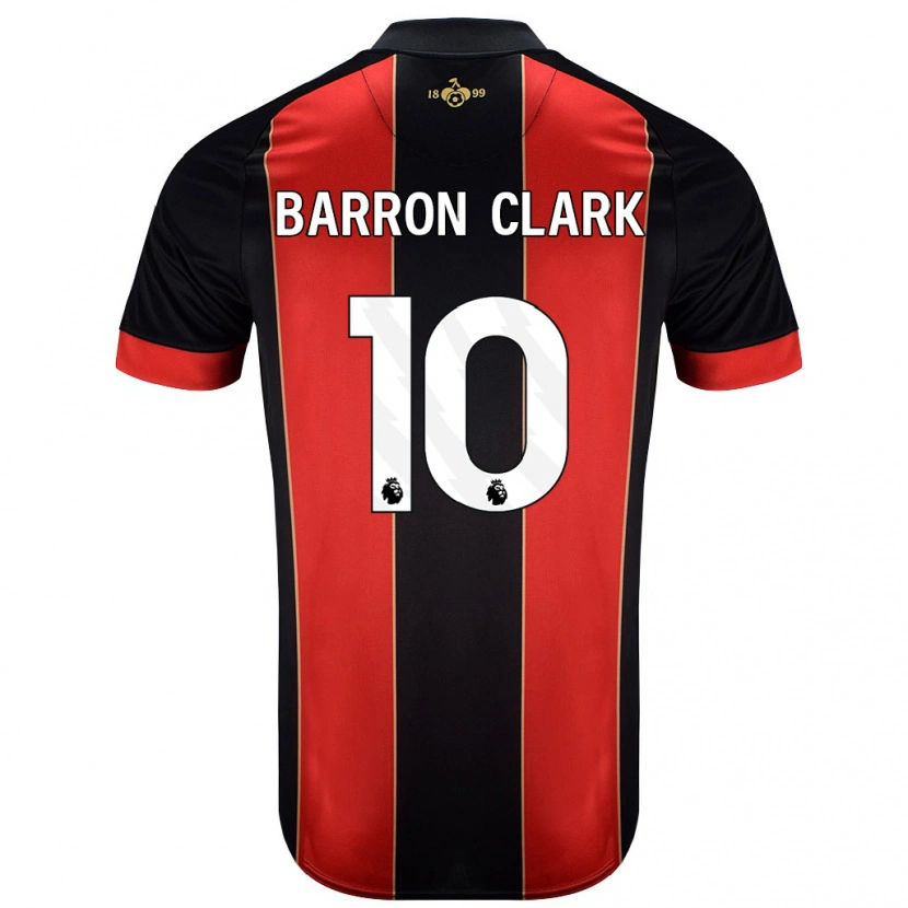 Danxen Kvinnor Molly Barron-Clark #10 Röd Svart Hemmatröja Matchtröjor 2024/25 Tröjor T-Tröja
