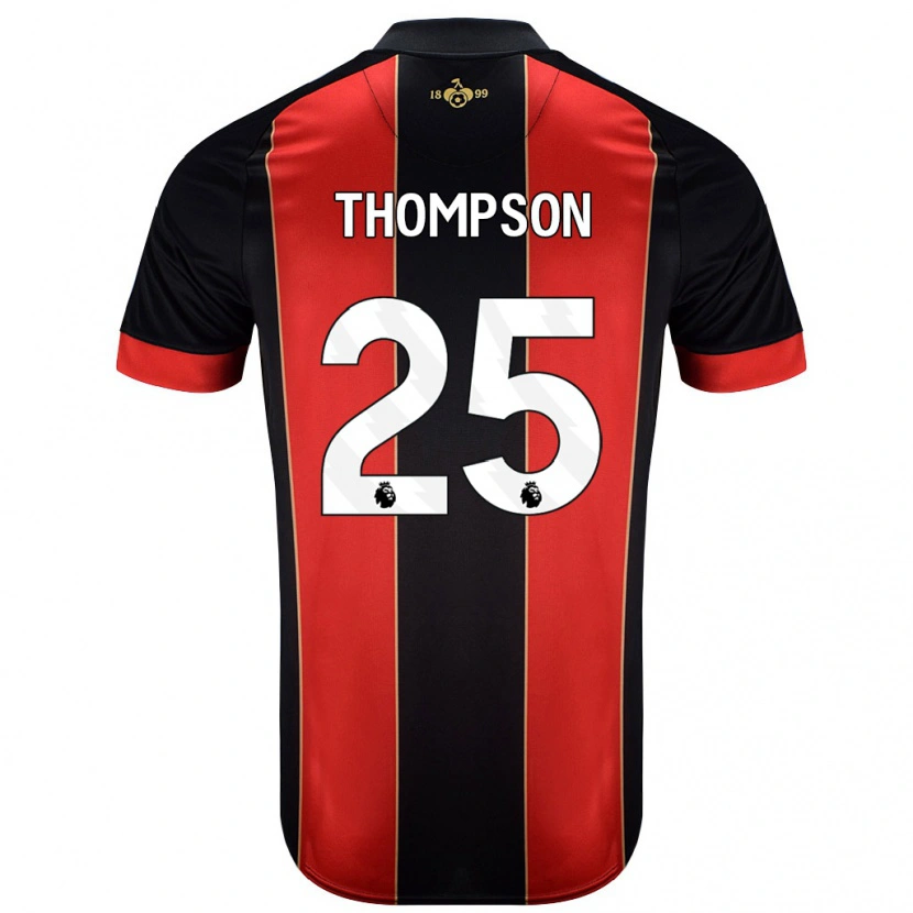 Danxen Kvinnor Kenni Thompson #25 Röd Svart Hemmatröja Matchtröjor 2024/25 Tröjor T-Tröja