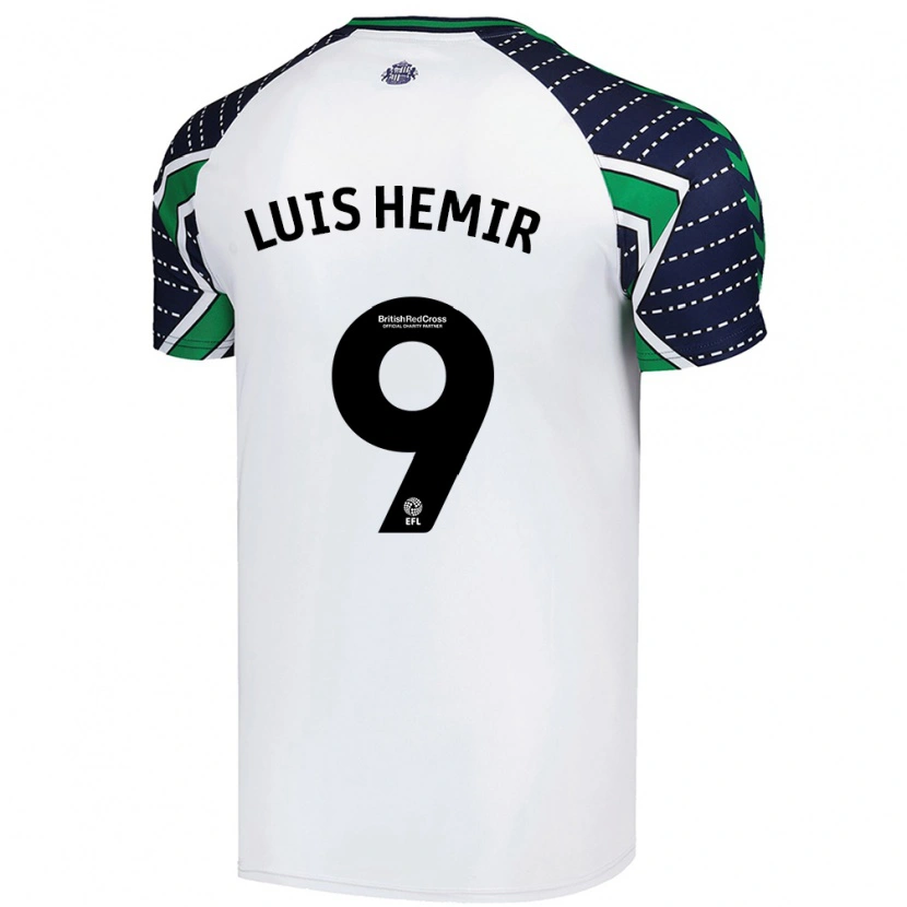 Danxen Kvinnor Luís Semedo #9 Vit Bortatröja Matchtröjor 2024/25 Tröjor T-Tröja
