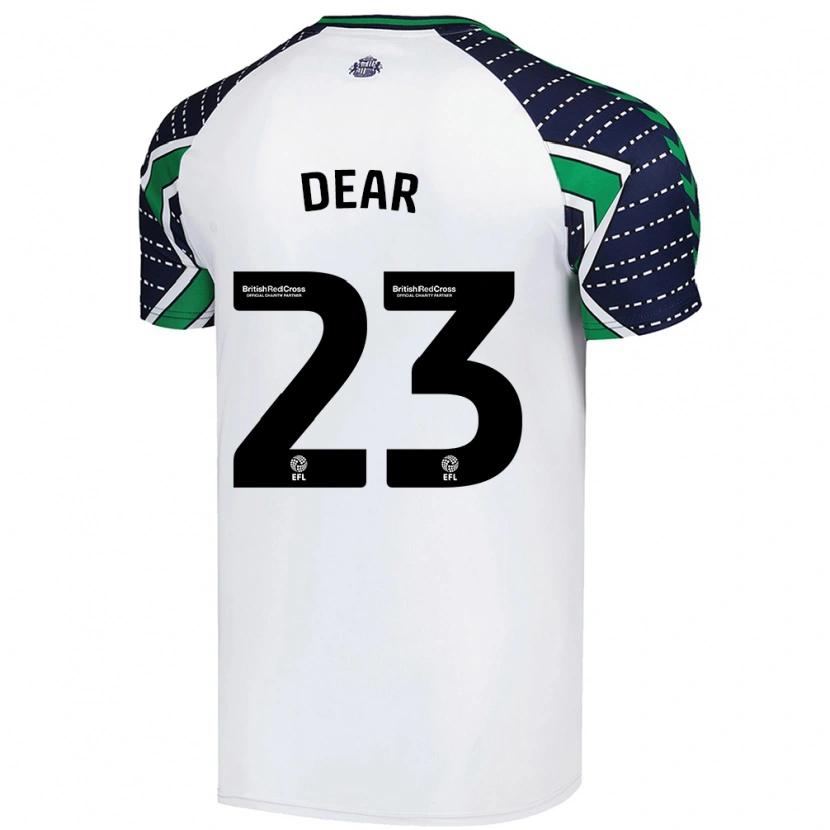 Danxen Kvinnor Jenna Dear #23 Vit Bortatröja Matchtröjor 2024/25 Tröjor T-Tröja