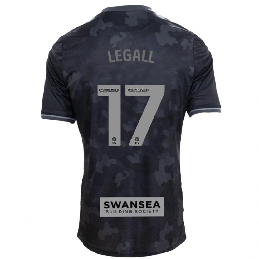 Danxen Kvinnor Monet Legall #17 Svart Bortatröja Matchtröjor 2024/25 Tröjor T-Tröja