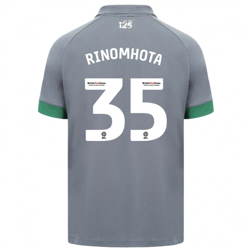 Danxen Kvinnor Andy Rinomhota #35 Mörkgrå Bortatröja Matchtröjor 2024/25 Tröjor T-Tröja