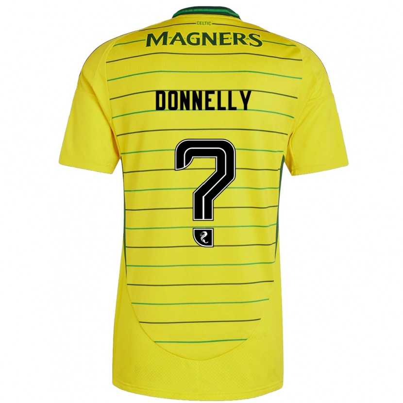 Danxen Kvinnor Jacob Donnelly #0 Gul Bortatröja Matchtröjor 2024/25 Tröjor T-Tröja
