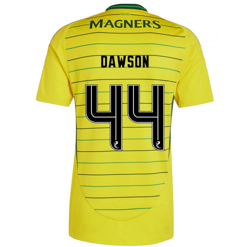 Danxen Kvinnor Joey Dawson #44 Gul Bortatröja Matchtröjor 2024/25 Tröjor T-Tröja