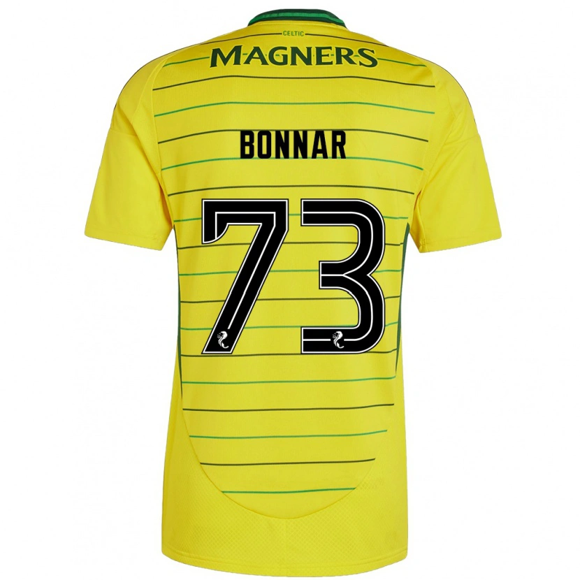 Danxen Kvinnor Jude Bonnar #73 Gul Bortatröja Matchtröjor 2024/25 Tröjor T-Tröja
