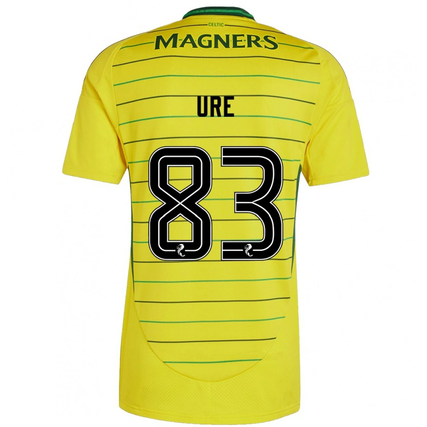 Danxen Kvinnor Kyle Ure #83 Gul Bortatröja Matchtröjor 2024/25 Tröjor T-Tröja